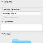 Folder with new icon set