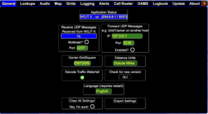 Gridtracker Settings