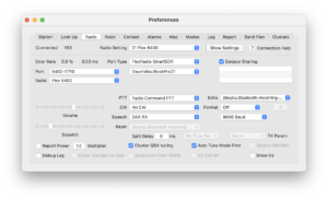 MacLoggerDX Radio Settings